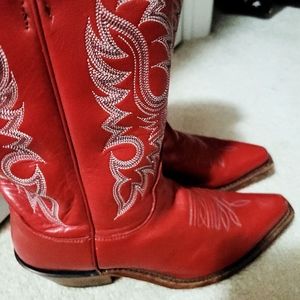 Red Cowboy boots